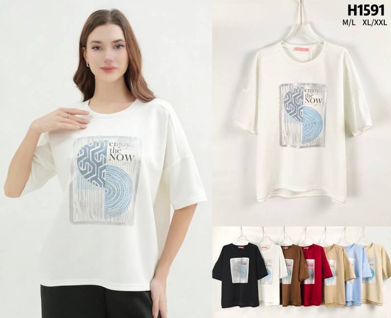 Bluzki damskie Roz M/L-XL-2XL, Mix Kolor Paczka 12 szt